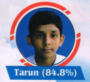 Karan school Topper Student